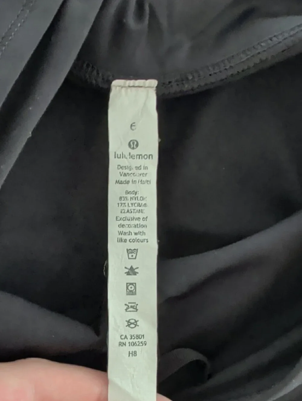 lululemon Black High-Rise Leggings